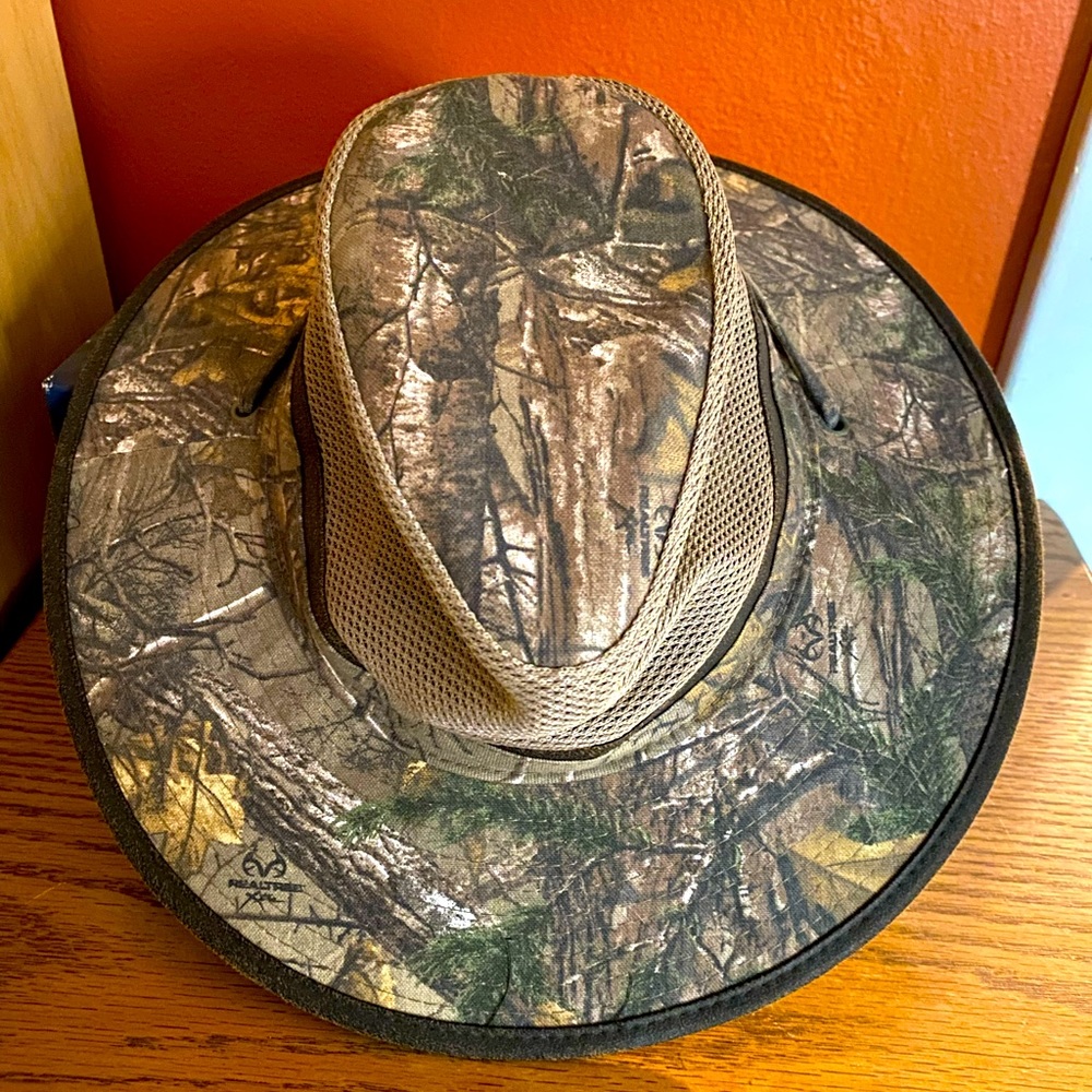 Dorfman Pacific DPC Solarweave Mesh Safari camouflage Hat